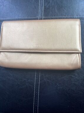 Pandora Metallic Rose Gold Fold-Over Clutch